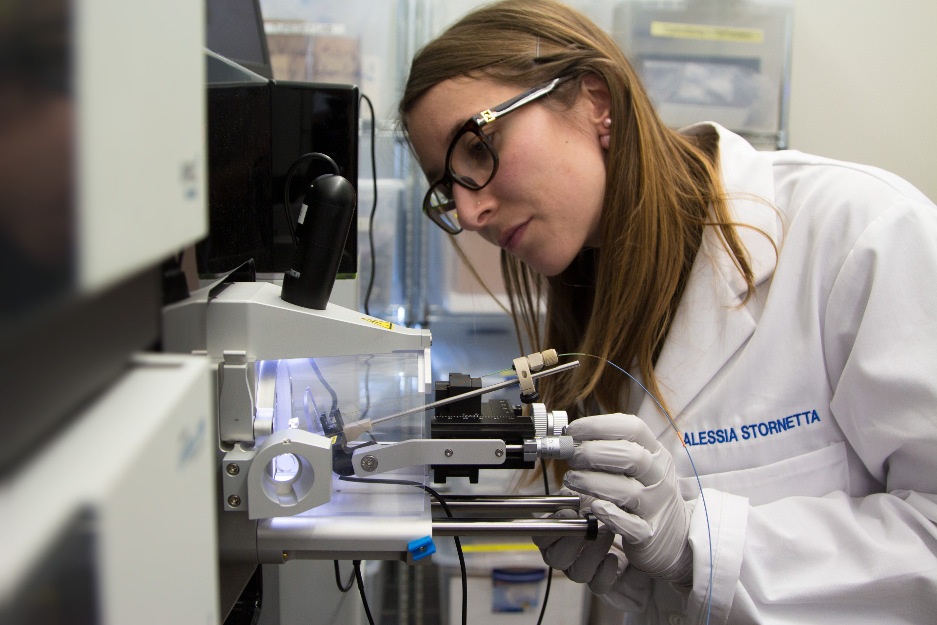 Alessia in Lab 